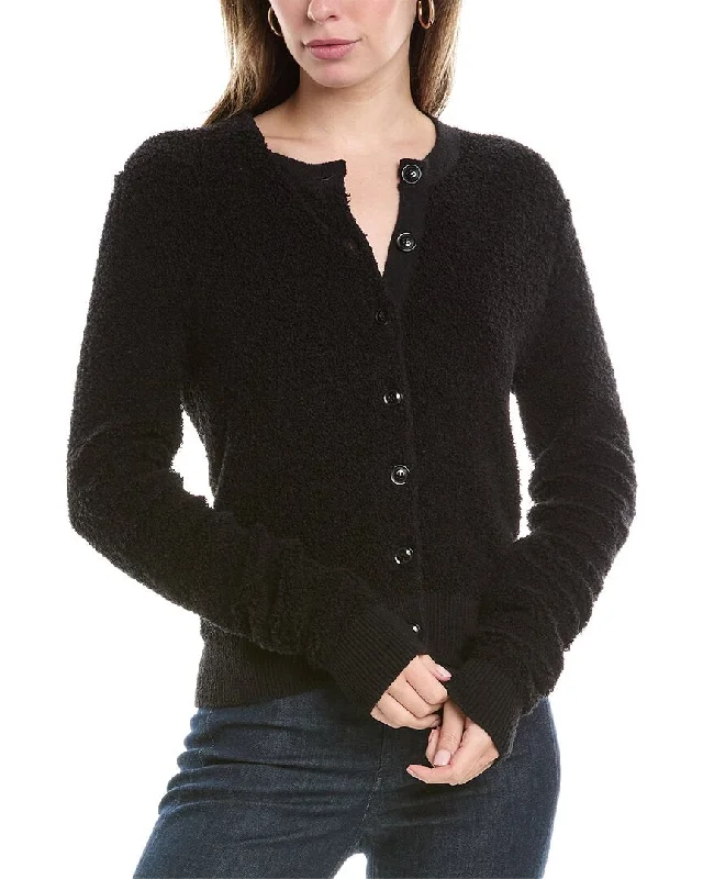 Celebrate the Weekend with Discounts St. John Fuzzy Cardigan