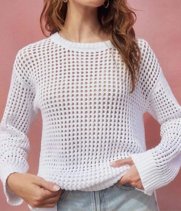 Time-Limited Offer Hamptons Sweater In White