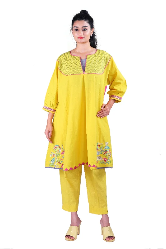 Yellow kurta