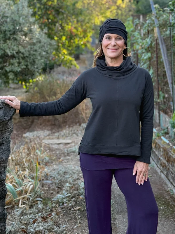 Weekend Deals to Brighten Your Day Bamboo Fleece Cowl Neck Sweatshirt