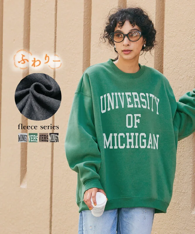 Today's Deal セール★1690円→990円 ふわり〜スウェット レディース 軽量 カレッジロゴ 裏起毛 トレーナー ビッグシルエット オーバーサイズ クルーネック メール便不可 23aw coca コカ Today's Deal セール★1690円→990円 ふわり〜スウェット レディース 軽量 カレッジロゴ 裏起毛 トレーナー ビッグシルエット オーバーサイズ クルーネック メール便不可 23aw coca コカ