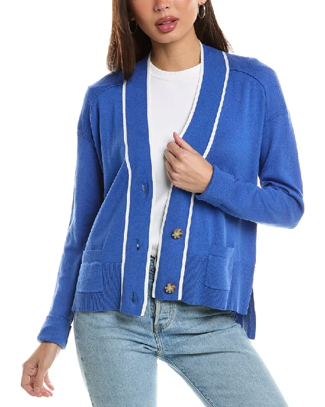 Low Cost Hannah Rose Tipped High-Low Cashmere-Blend Sweater