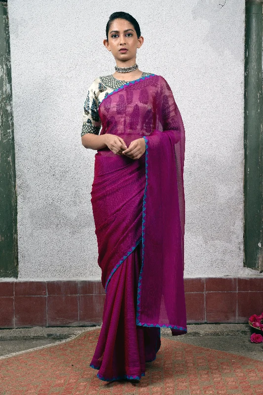 Weekend Bargains Just for You Magenta Saree