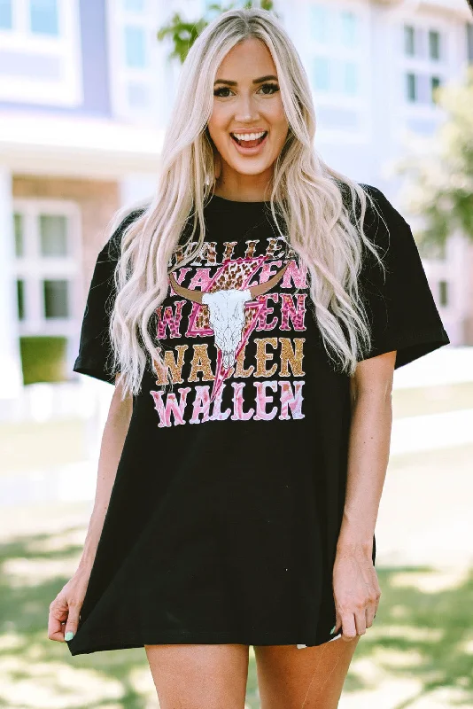 Weekend Price Cuts Galore WALLEN Round Neck Short Sleeve T-Shirt