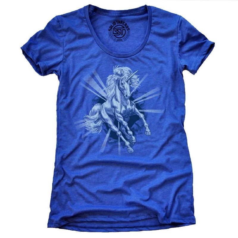 Exclusive Deal Women's Unicorn Chest T-shirt