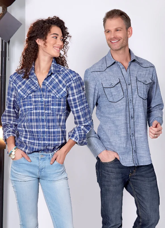 McCalls 7980 Misses' and Men's Shirts pattern