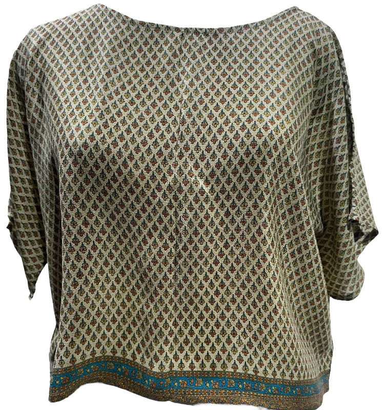 Shop Now PRC4757 Nirvana Pure Silk Boxy Top