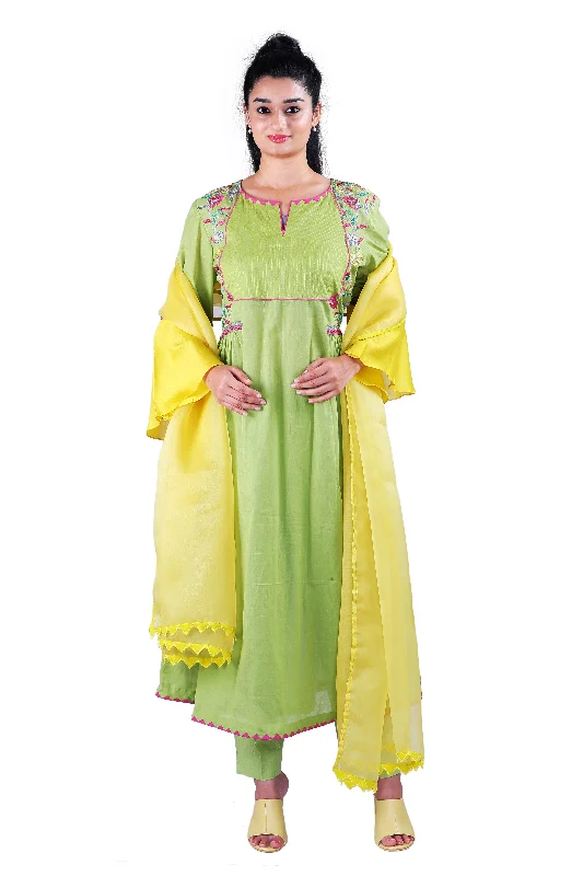 Lemon Green Salwar