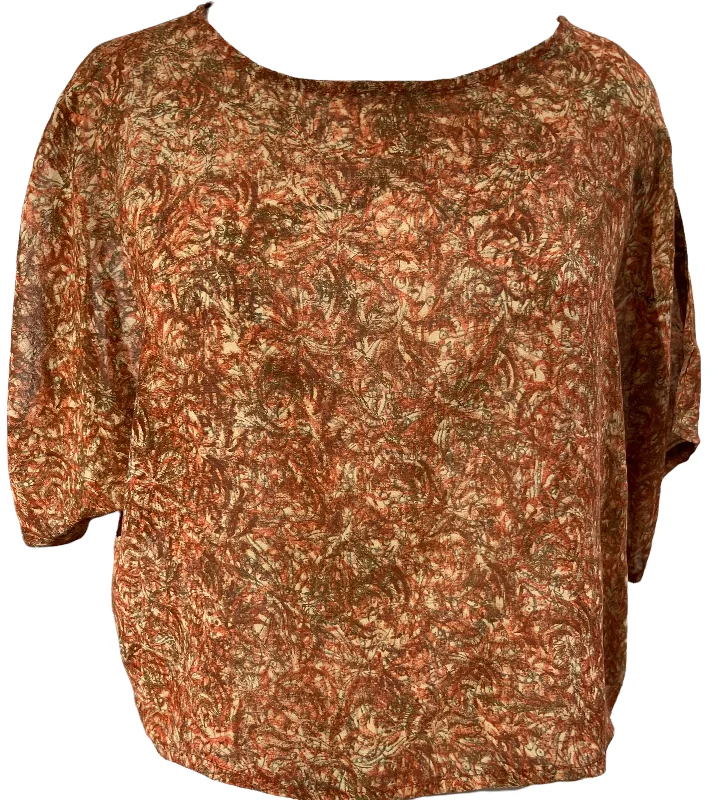 Weekend Deals That Spark PRG966 Wasser Sheer Avatar Pure Silk Boxy Top