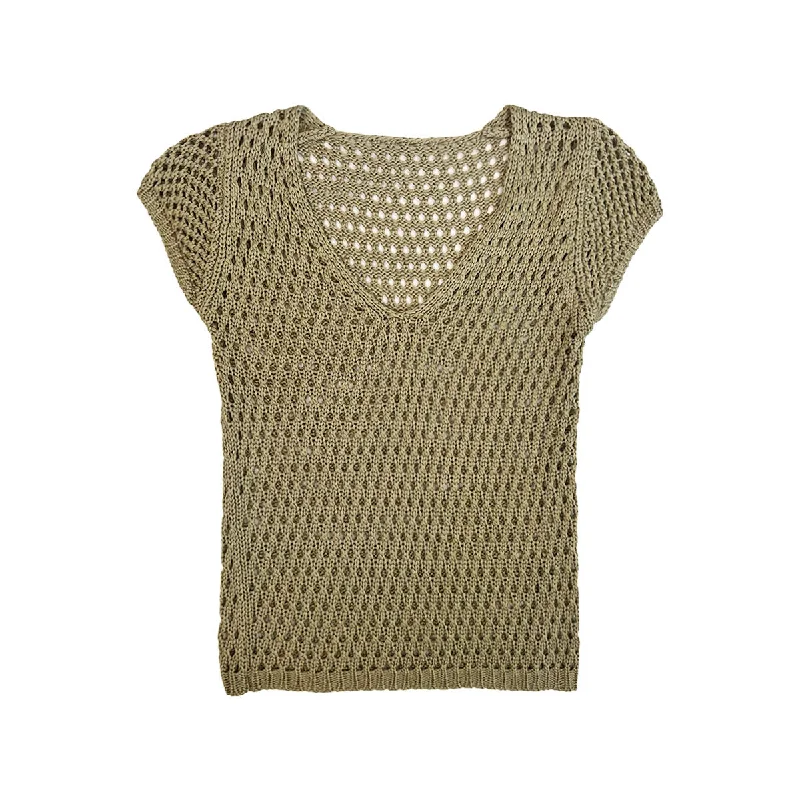 Pattern Knitted Top