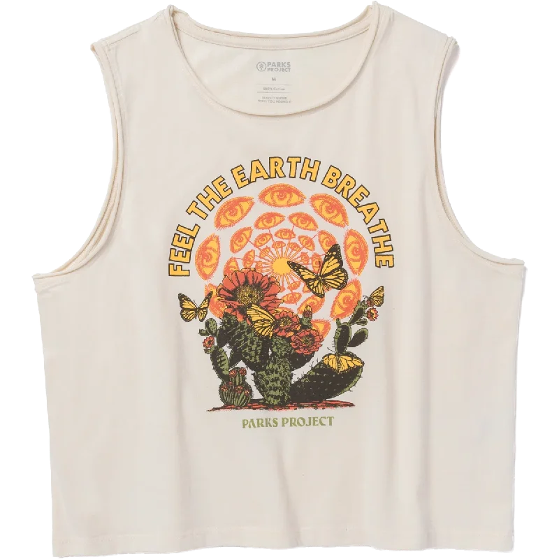 Weekend Savings Delight Women's Feel the Earth Breathe Butterfly Tank
