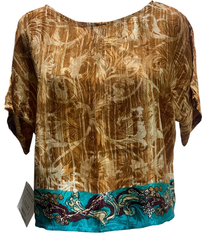 Weekend Bargains to Celebrate PRC4814 Avatar Pure Silk Boxy Top