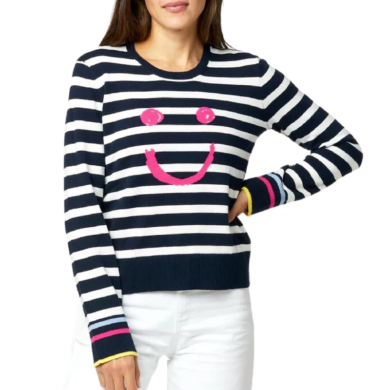 Weekend Discounts to Enjoy Liz Smiley Sweater In Indigo