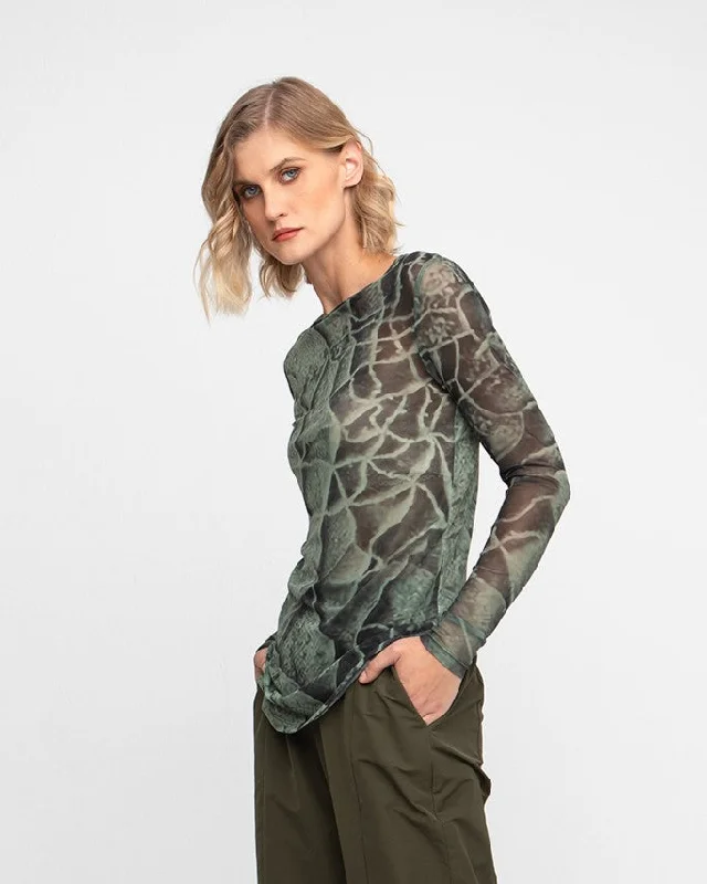 Weekend Special Kassandra Snake Print Top