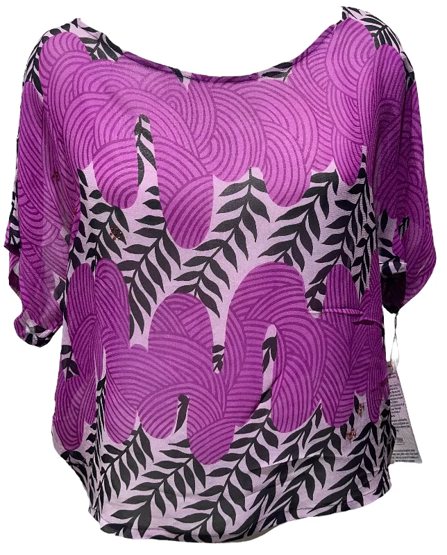 Low Cost PRG3970  Sheer Avatar Pure Silk Boxy Top