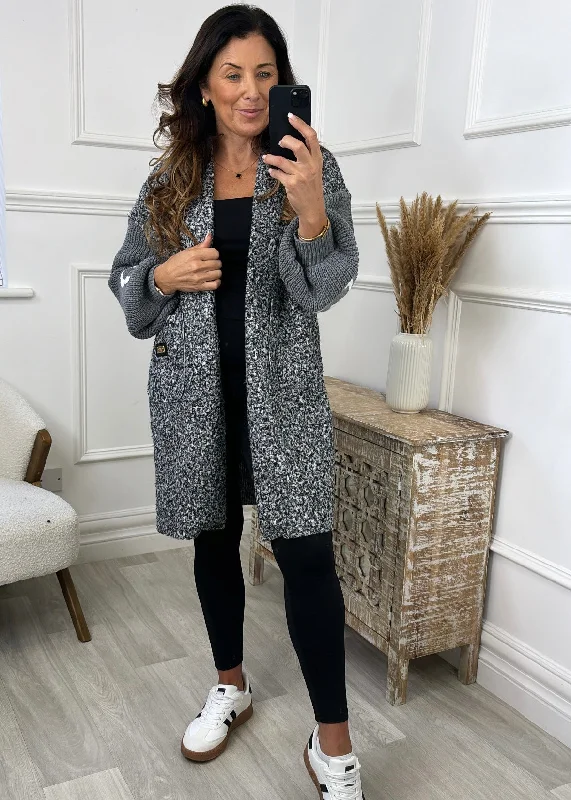 Bargain Alert ❤ Pre Order ❤Yvonne Grey Heart Sleeve Coatigan