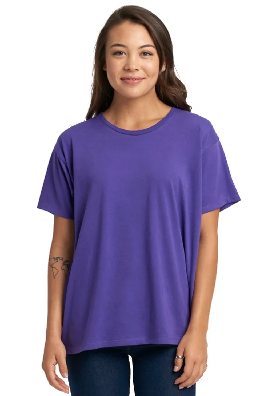 Clearance Sale Next Level Womens Ideal Flow Short Sleeve Crewneck T-Shirt - Purple Rush - Closeout