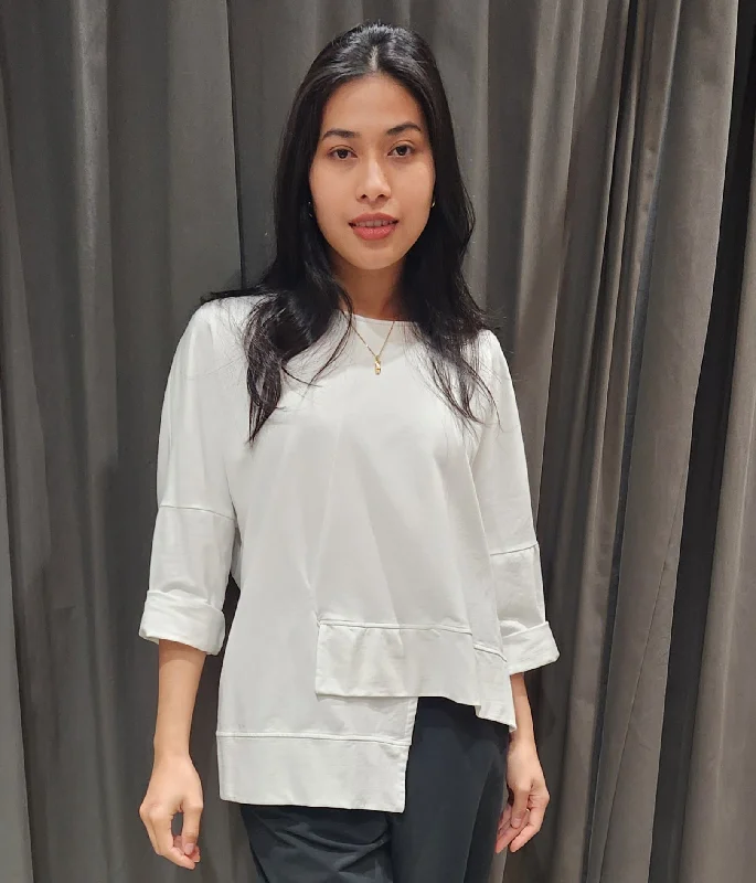 Massive Savings Paolo Tricot, SU8370 Asymmetrical Sweatshirt