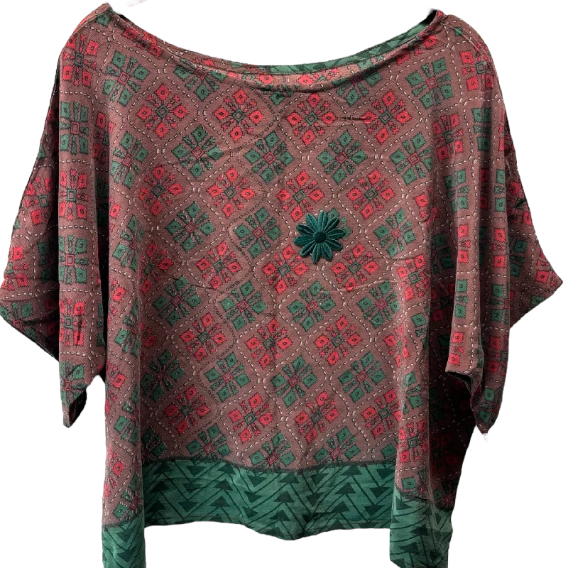 Weekend Offers That Tempt PRC3748A Avatar Pure Silk Boxy Top