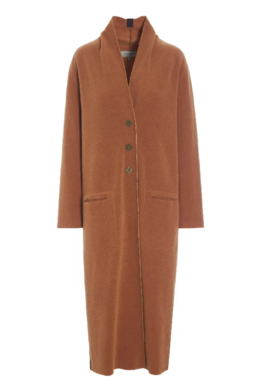 Weekend Offers That Shine LONG CARDIGAN - 7162 - RUST