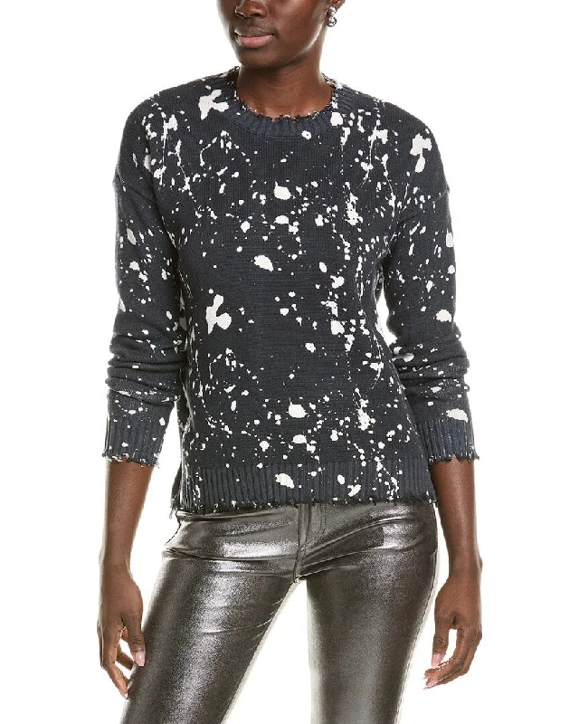 Bonus Offer Minnie Rose Splatter Cashmere-Blend Sweater