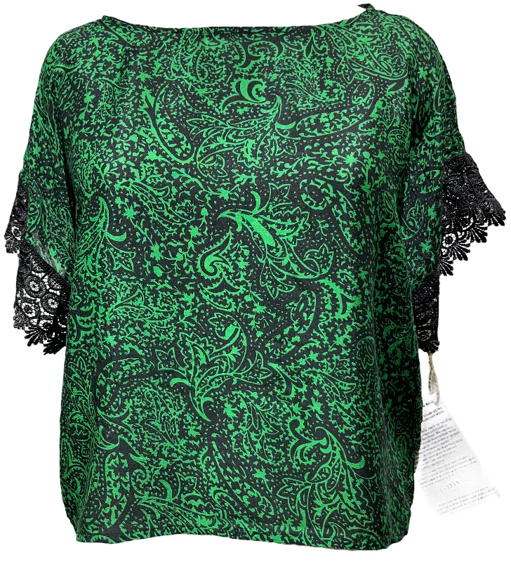 Time-Limited Offer PRC3829 Avatar Pure Silk Boxy Top