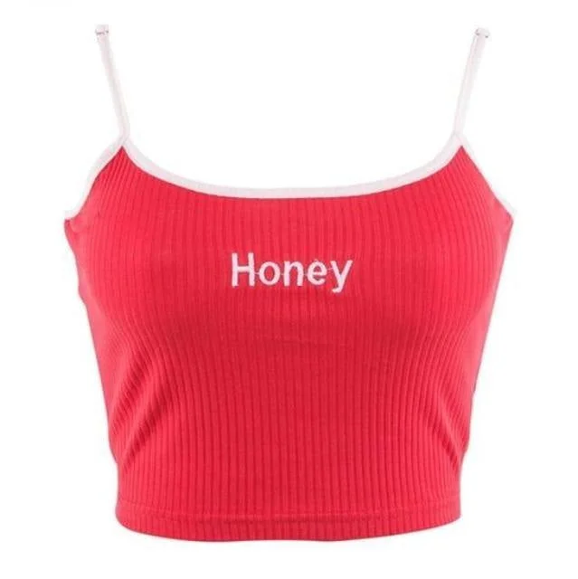 The Best Deal Honey Crop Top