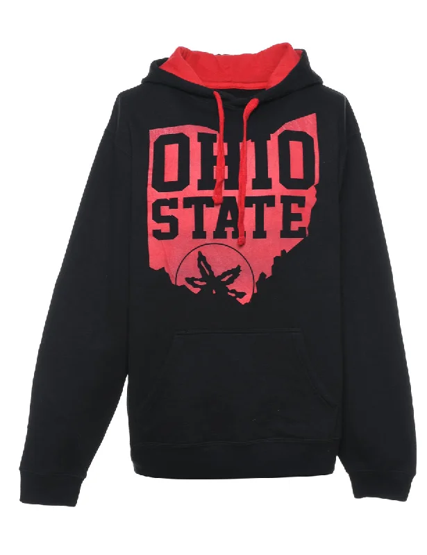 Ohio State Printed Hoodie - L