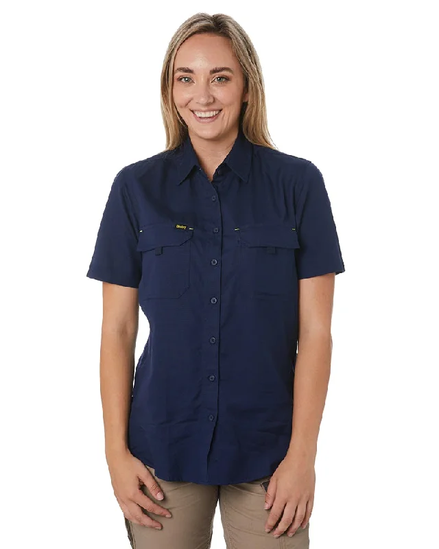 Price Slash Womens X Airflow Ripstop SS Shirt - Navy