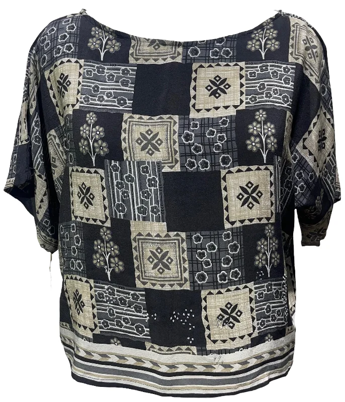 Mega Sale PRC4217 Avatar Pure Silk Boxy Top