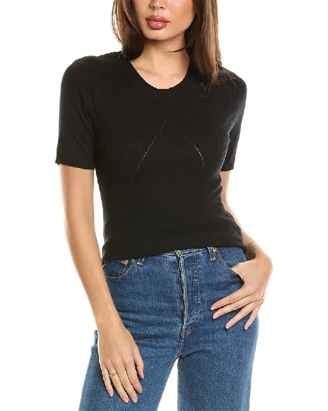 Huge Savings Wolford Rib Cashmere-Blend Sweater