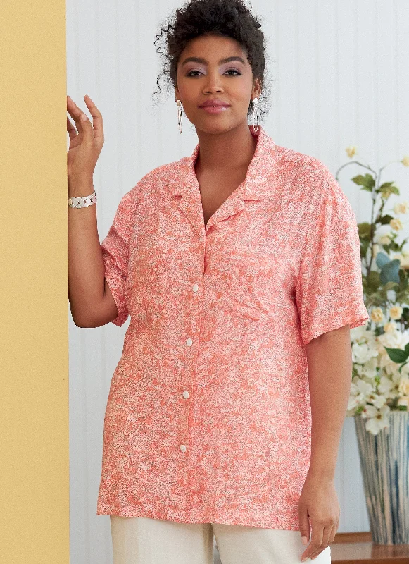 Lowest Price Butterick 6846 Unisex Button-Down Shirts Pattern
