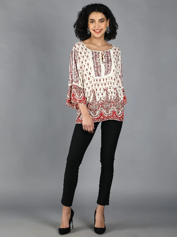 Deep Savings Moroccan Top