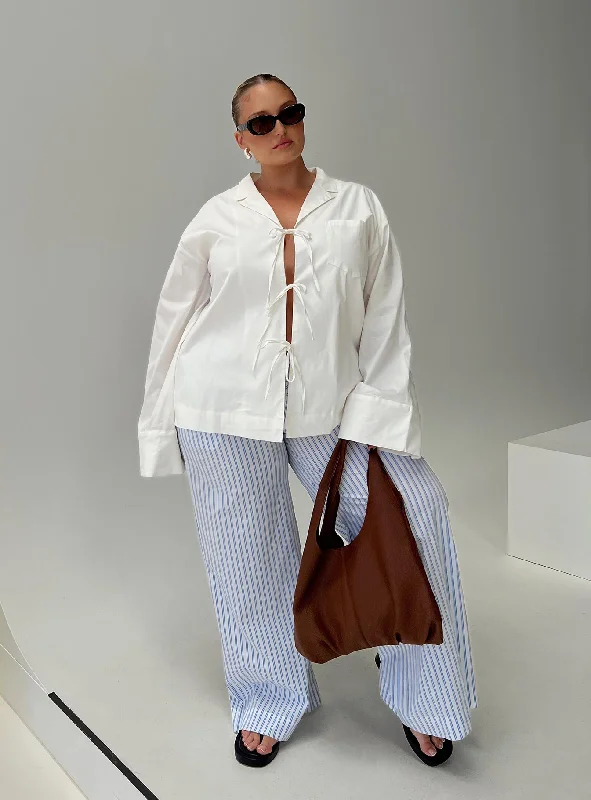 Weekend Discounts to Savor Spiri Shirt White Curve