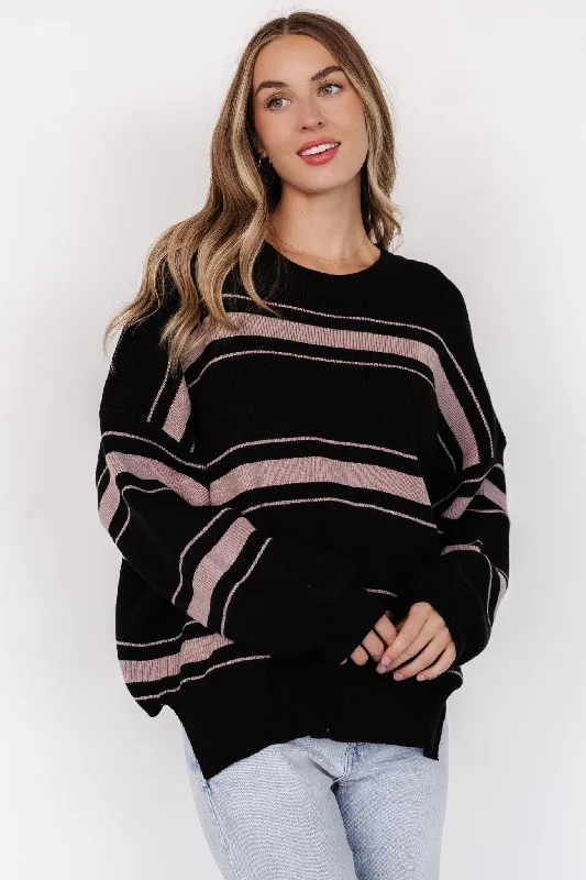 Weekend Special Charlie Striped Sweater | Black
