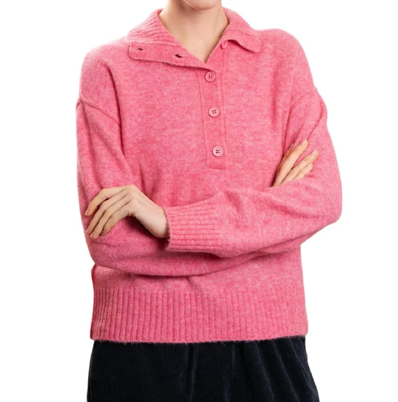 Weekend Steals Await Muriella Pullover In Pink