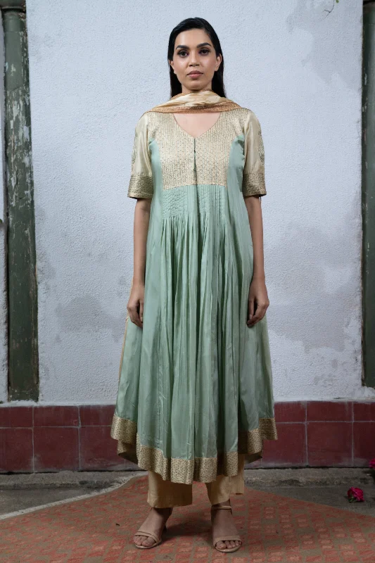 Exclusive Offer Jaji: Sea Green Salwar