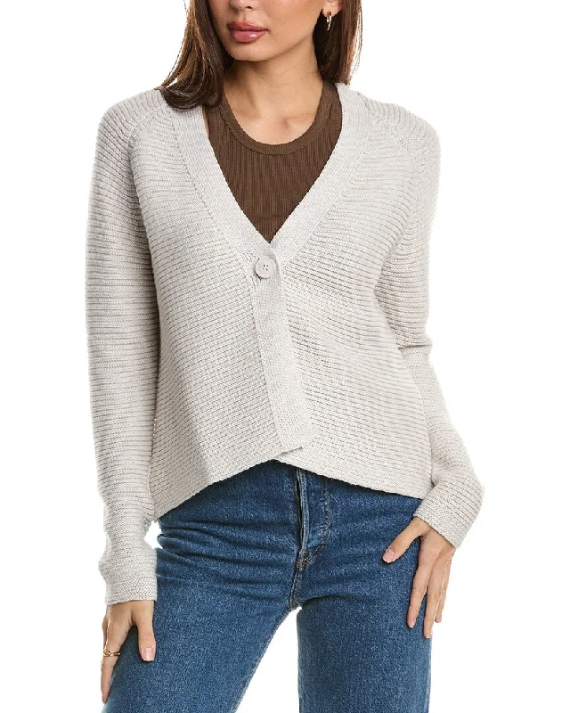 Weekend Bargains to Savor Forte Cashmere Garter Button Cardigan