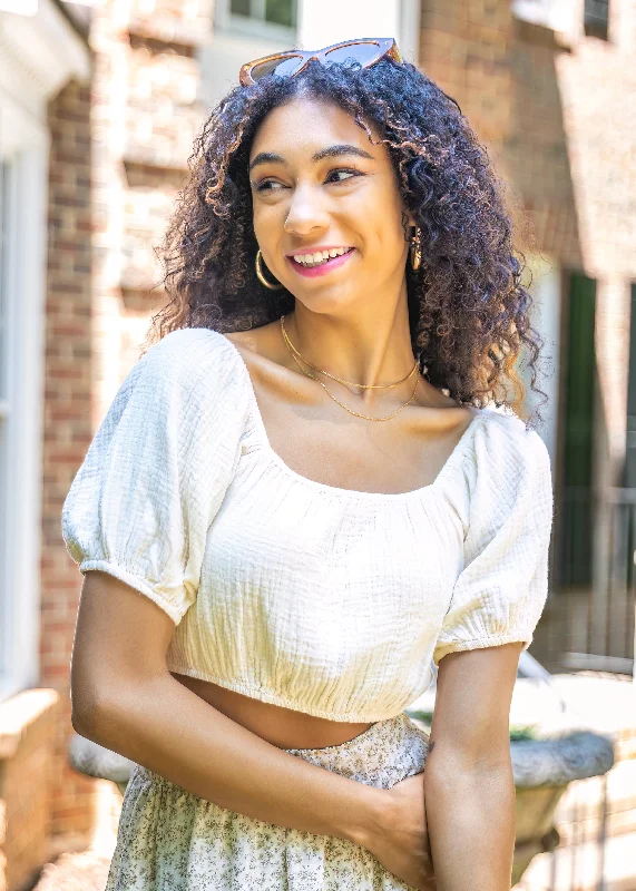Weekend Bargains to Indulge In NORA CROP TOP