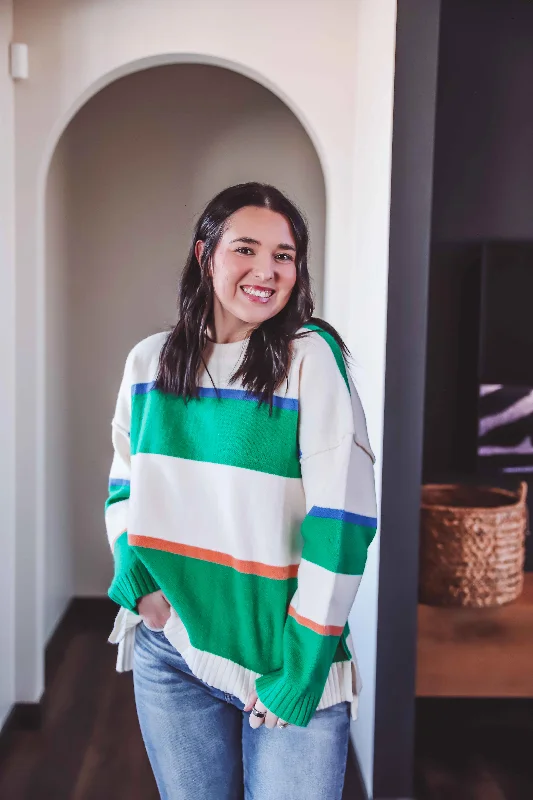Celebrate the Weekend with Discounts Ember Striped Sweater
