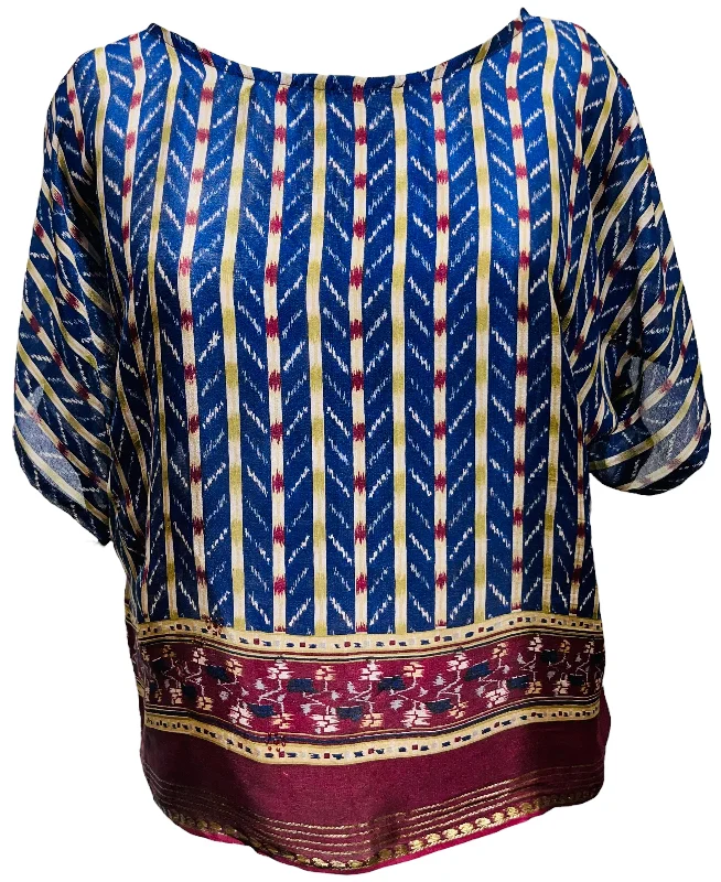 Weekend Savings Extravaganza PRC3143 Avatar Pure Silk Boxy Top