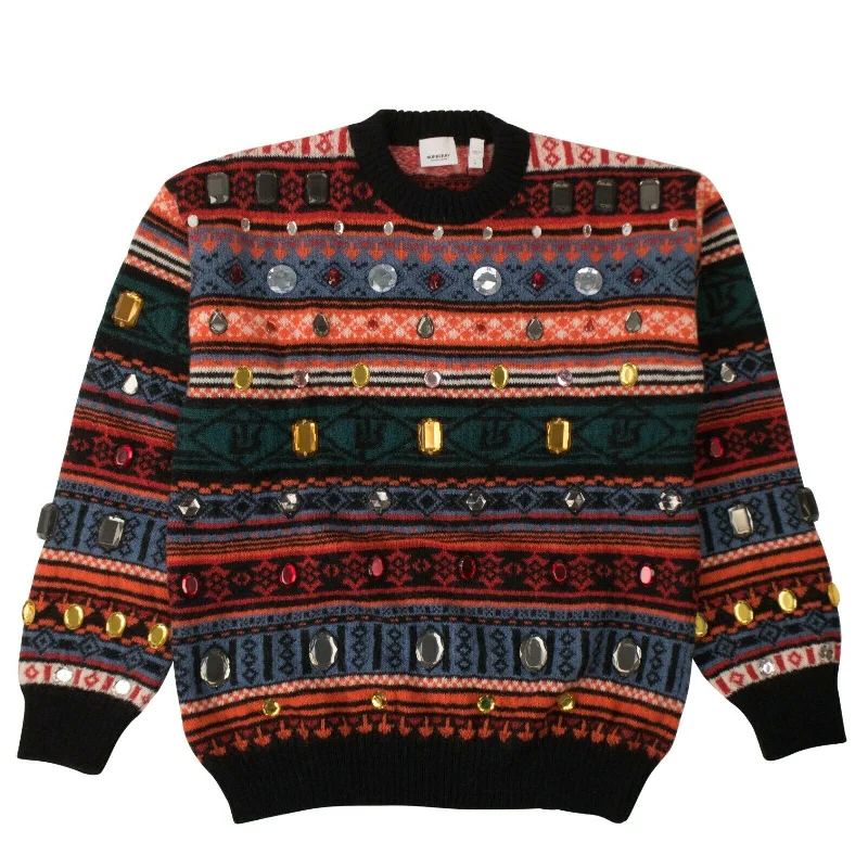 Year-End Deals Burberry Oversized Sweater - Red/Multi