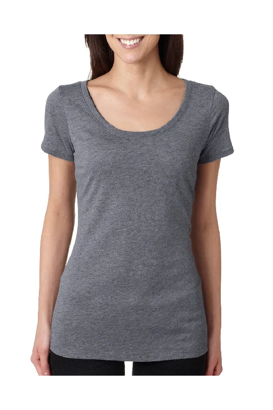 Celebrate the Weekend with Discounts Next Level Womens Jersey Short Sleeve Scoop Neck T-Shirt - Heather Grey - Closeout Celebrate the Weekend with Discounts Next Level Womens Jersey Short Sleeve Scoop Neck T-Shirt - Heather Grey - Closeout