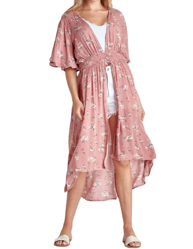 Hot Buy Petra Duster In Dusty Pink