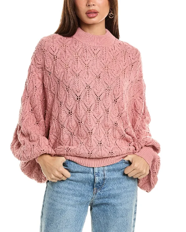 Steals and Deals Maronie Pointelle Sweater
