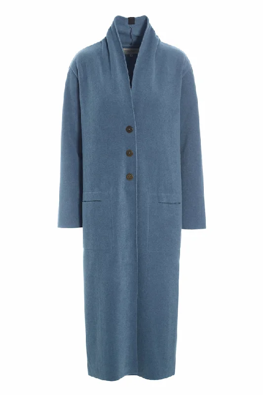 Weekend Deals That Amaze LONG CARDIGAN - 7162 - DUSTY BLUE