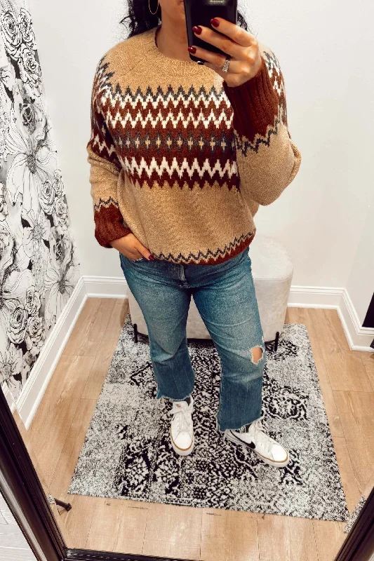 Shop the Weekend Away Stanton Zigzag Stripe Crew