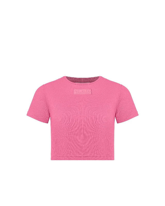 Weekend Discounts to Indulge In Ribbed Crew Neck Crop Top