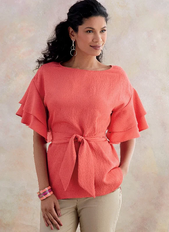 Butterick 6685 Misses' Top and Sash Pattern | Very Easy