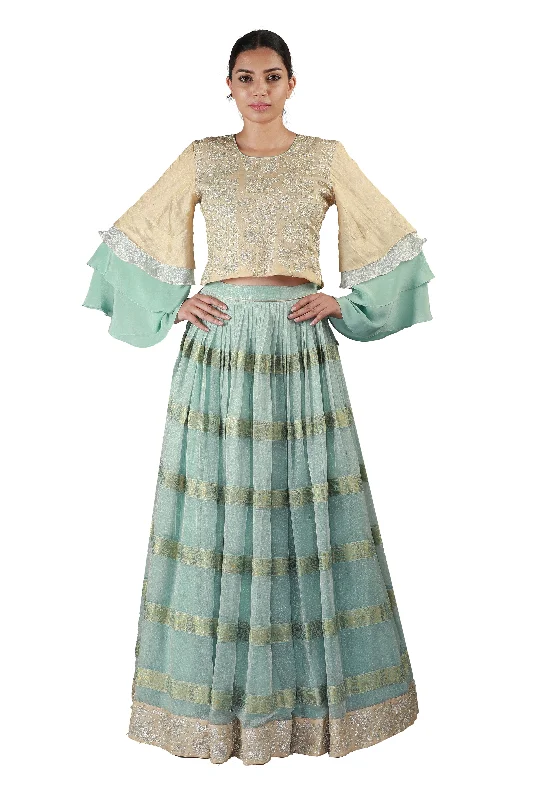 Powder Blue Lehenga